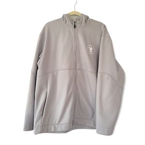 VANCOUVER 2010 OLYMPIC Winter Game Official Merchandise Light Grey Hoodie Jacket